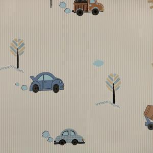 Papel de Parede All Kids Carrinhos H2912903 - Rolo: 10m x 0,53m Vinilizado Tam 53m x 10.00 (C x A) Carrinhos   H2912903