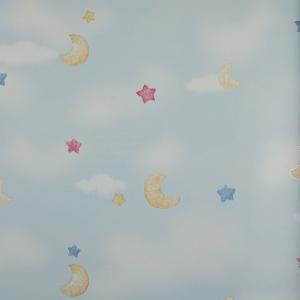 Papel de Parede All Kids Céu Estrelado H2911201 - Rolo: 10m x 0,53m Vinilizado Tam 53m x 10.00 (C x A)    