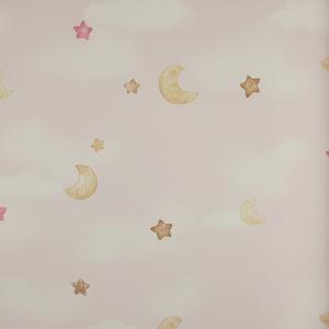 Papel de Parede All Kids Céu Estrelado H2911203 - Rolo: 10m x 0,53m Vinilizado Tam 53m x 10.00 (C x A)    